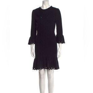 Derek Lam 10 Crosby Knit Navy Blue Dress XS